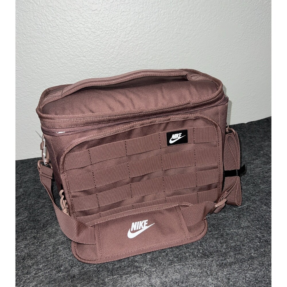 Nike Insulated Lunch Bag 13.75L Mauve PEVA Lining Large Tactical Futura Sport